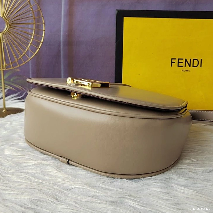 Affordable HOT Medium Grey In Fendi Leather Bag Calf C'mon 0810